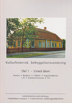 Lars Flodström : Kulturhistorisk bebyggelseinventering