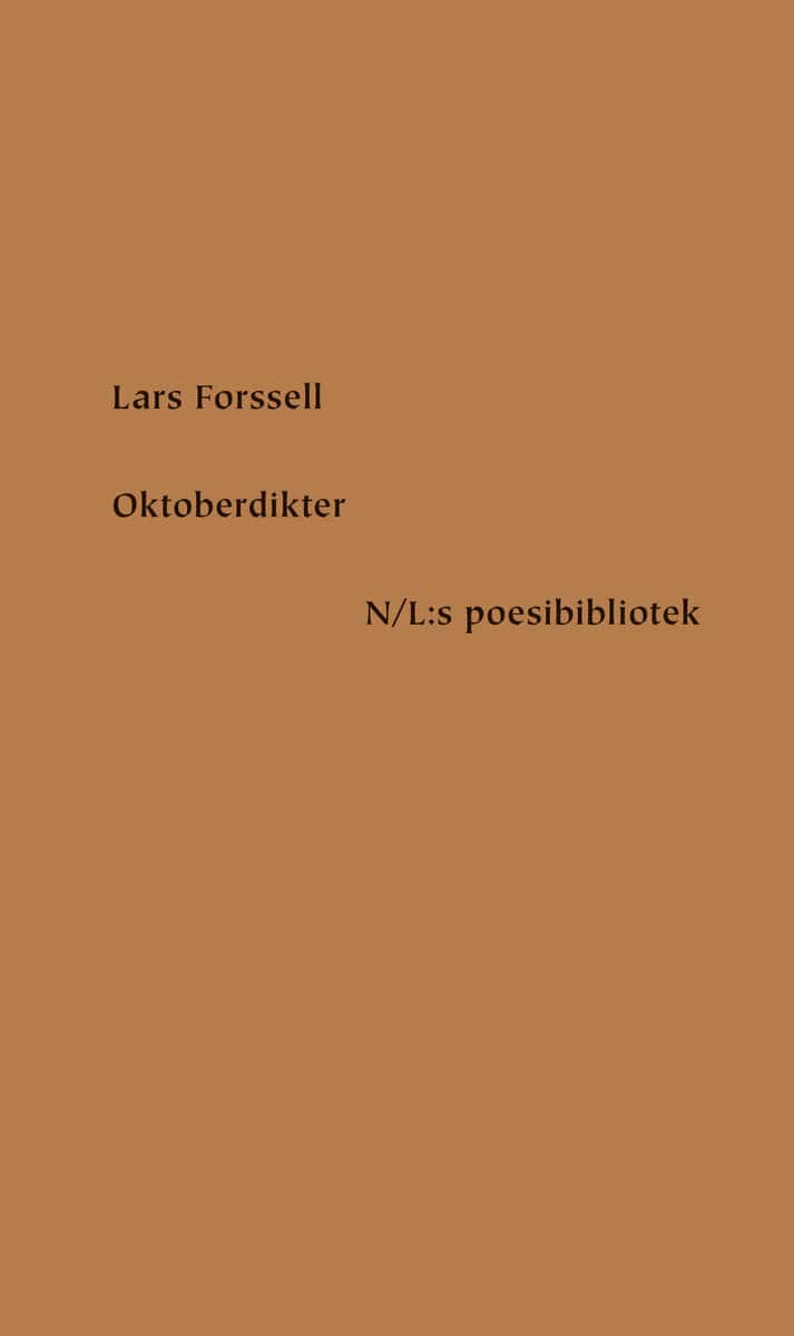 Lars Forssell : Oktoberdikter