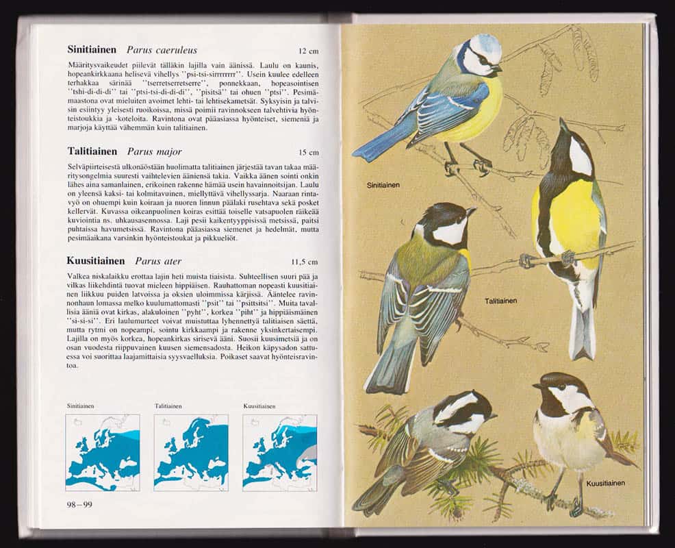 Lars Jonsson : Linnut luonnossa. Mätsä, puisto ja puutarha (Fåglar i naturen. Skog, park, trädgård)