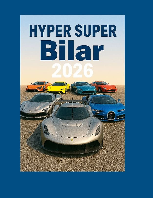 Lars K . Ericson : Hyper-Super bilar 2026 : ingenjörskonst bortom det extrema