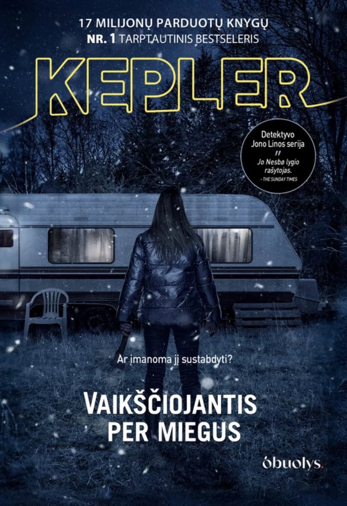 Lars Kepler : Vaikščiojantis per miegus