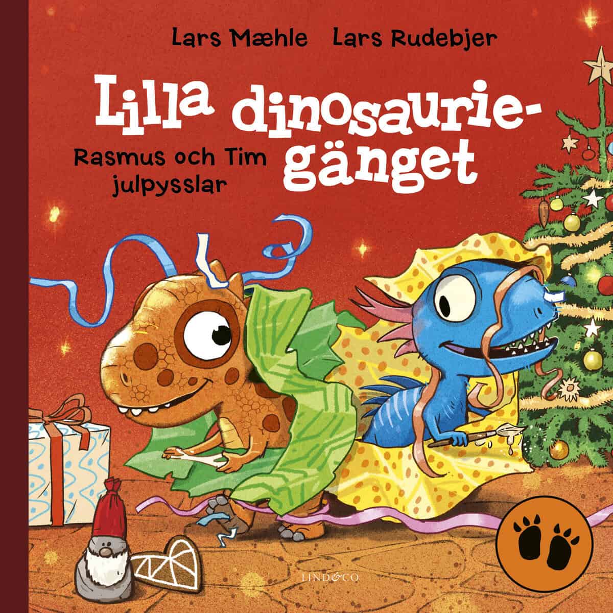 Lars Mæhle : Lilla dinosauriegänget. Rasmus och Tim julpysslar