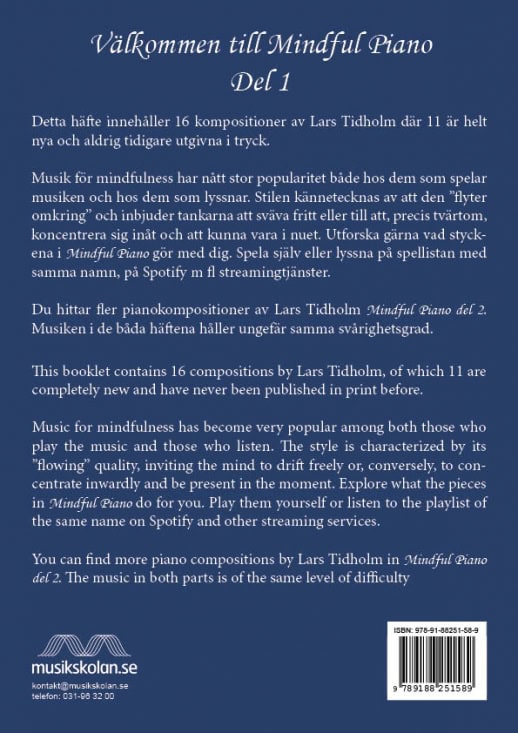 Lars Tidholm : Mindful Piano Del 2