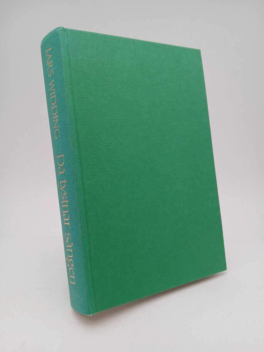 Lars Widding : Då tystnar sången