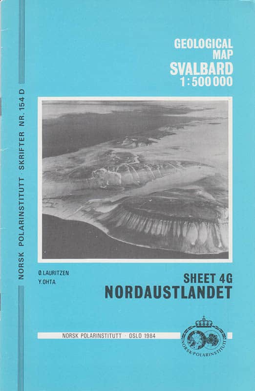 Lauritzen, Ørnulf ; Ohta, Yoshihide : Geological Map of Svalbard 1:500 000. Sheet 4G, Nordaustlandet
