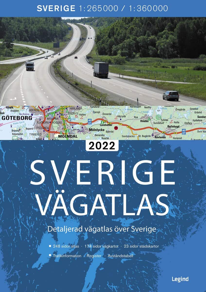 , : Sverige vägatlas 2022