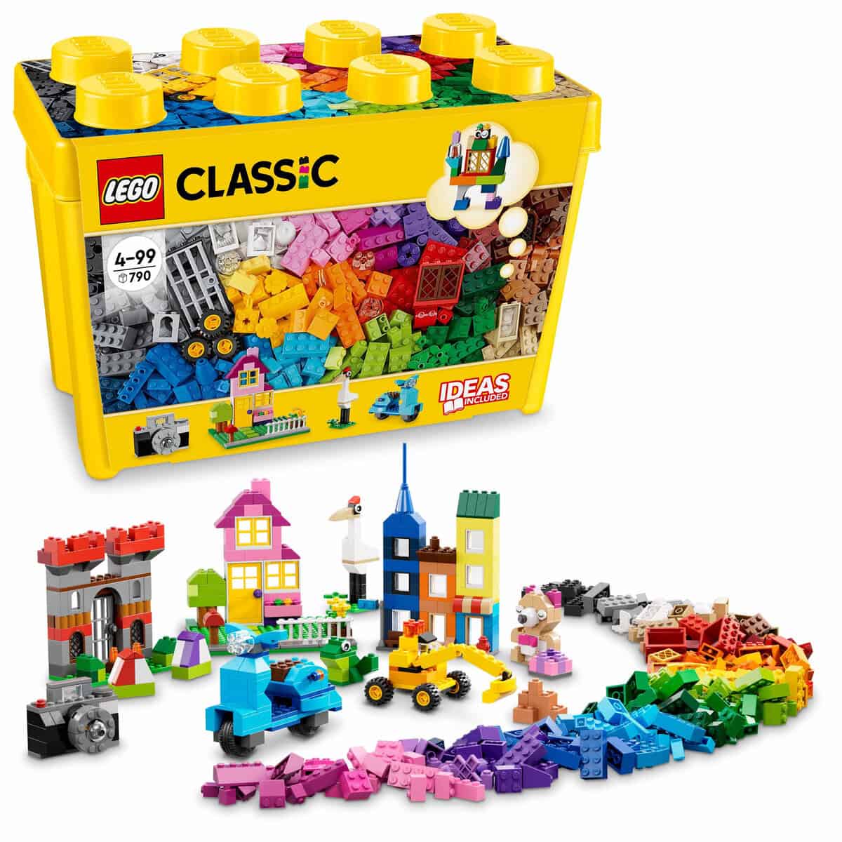 LEGO : LEGO® Fantasiklosslåda stor (10698)