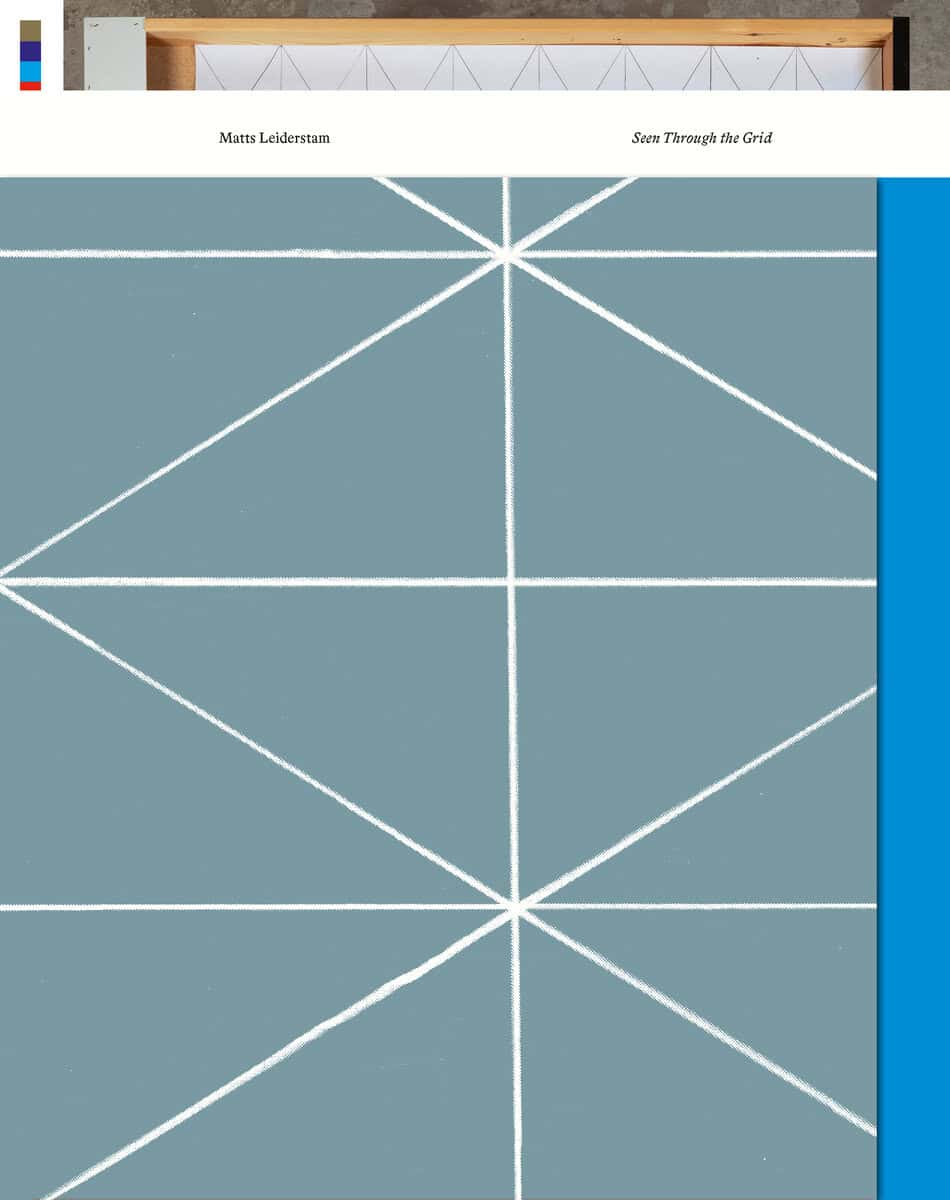Leiderstam, Matts ; Lind, Maria : Matts Leiderstam : Seen Through the Grid