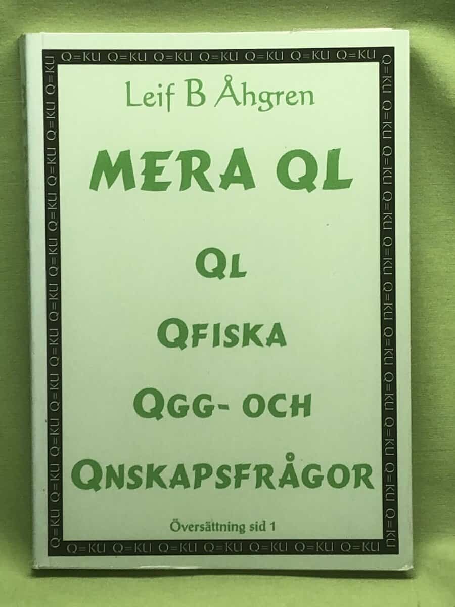 Leif B. Åhgren : Mera ql