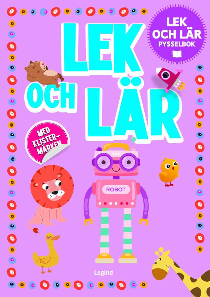 Lek och lär : pysselbok med klistermärken