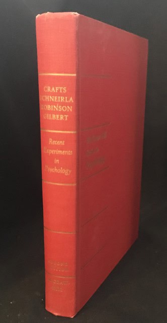 Crafts, Leland W Schneirla, Theodore C Robinson, Elsa E Gilbert, Ralph W : Recent experiment's in psychology