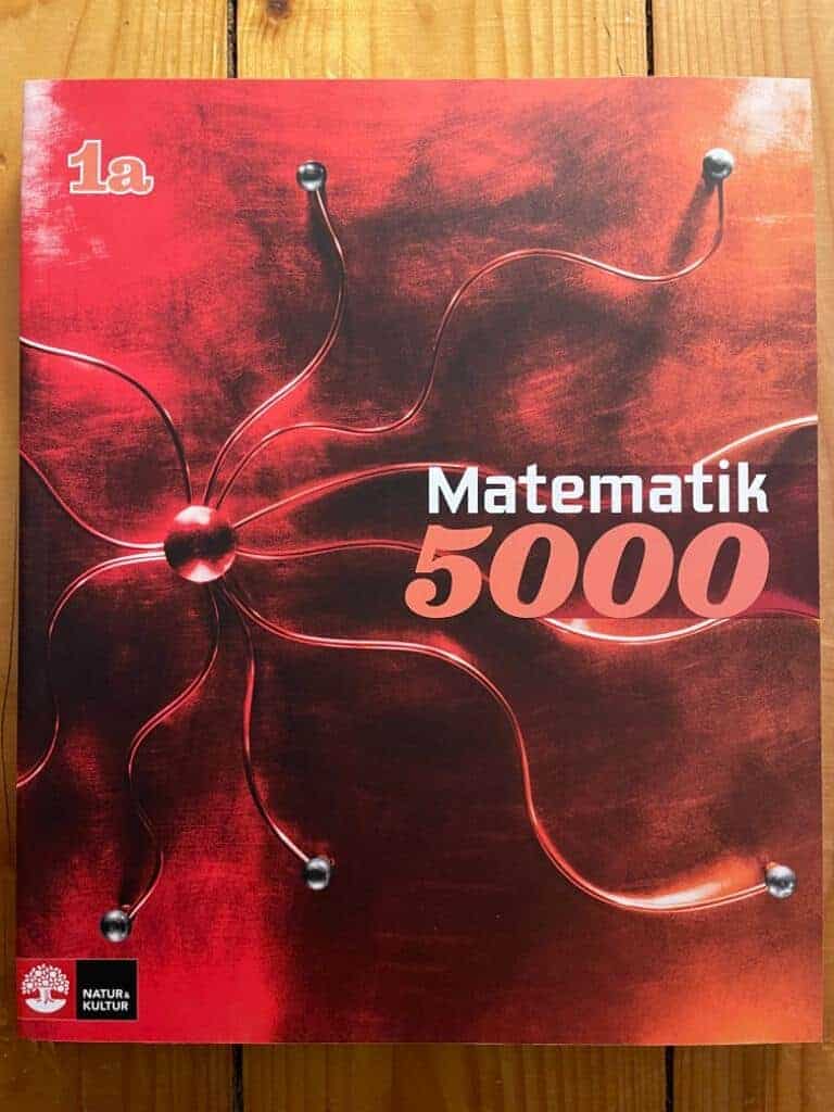 Lena Alfredsson : Matematik 5000 Kurs 1a Röd Lärobok