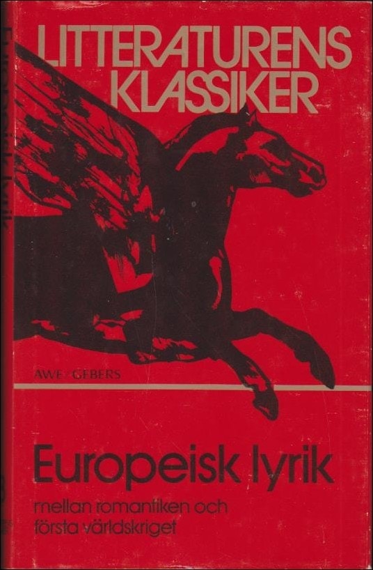 Lennart Breitholtz : Europeisk lyrik