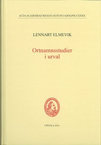 Lennart Elmevik : Ortnamnsstudier i urval