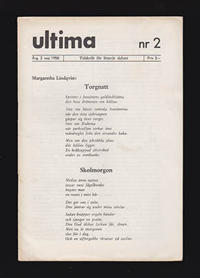 Lennart Frick : Ultima