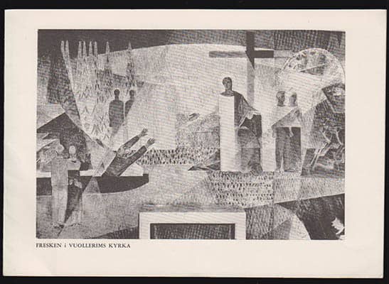 Lennart Segerstråle : Fresken i Vuollerims kyrka