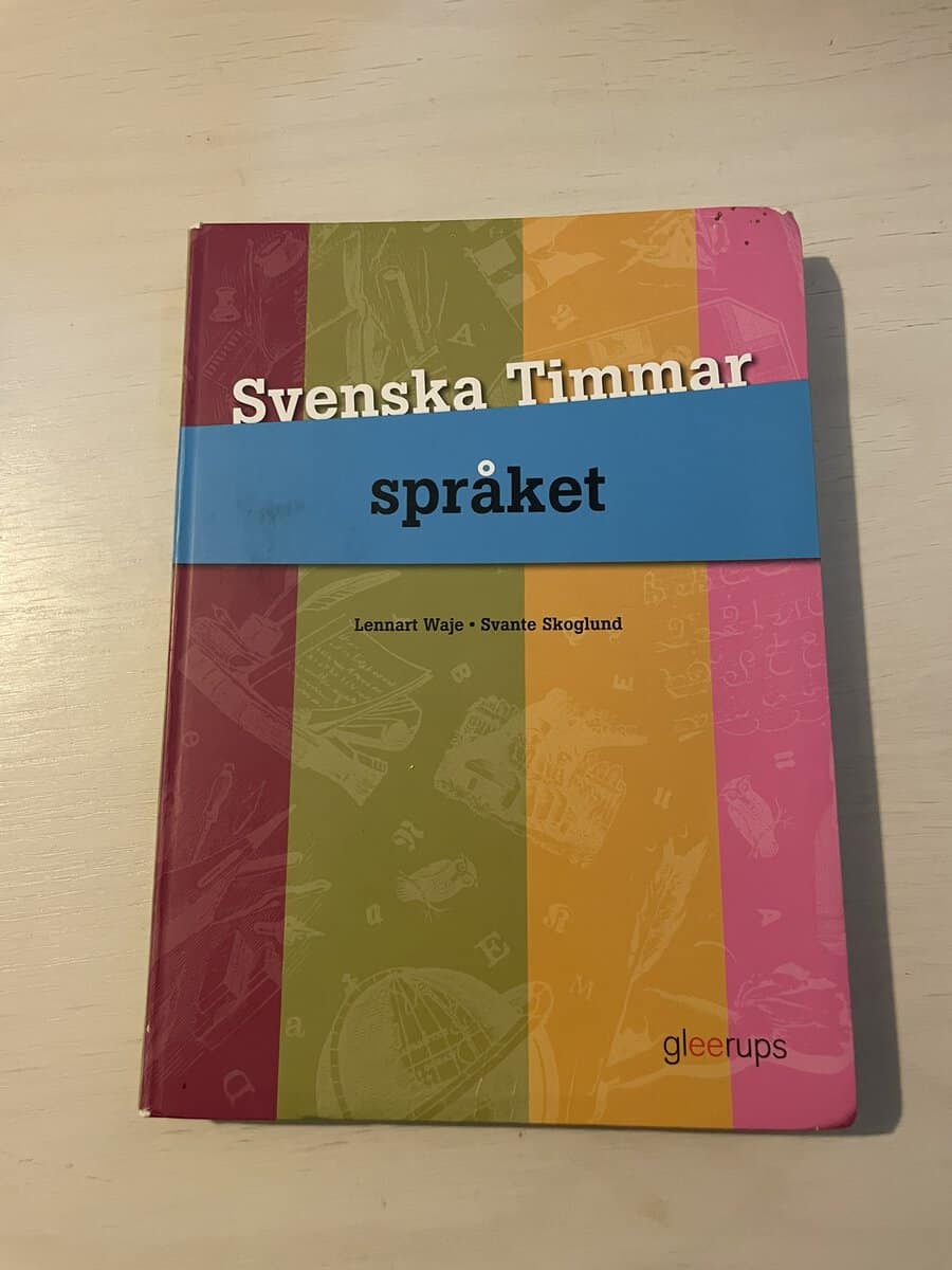 Lennart Waje : Svenska timmar - Språket