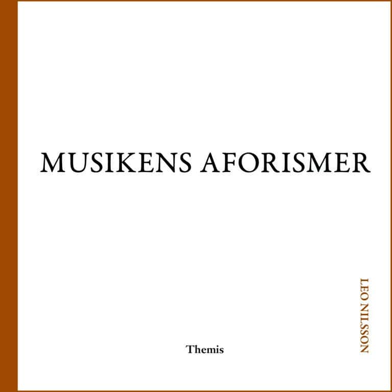 Leo Nilsson : Musikens aforismer