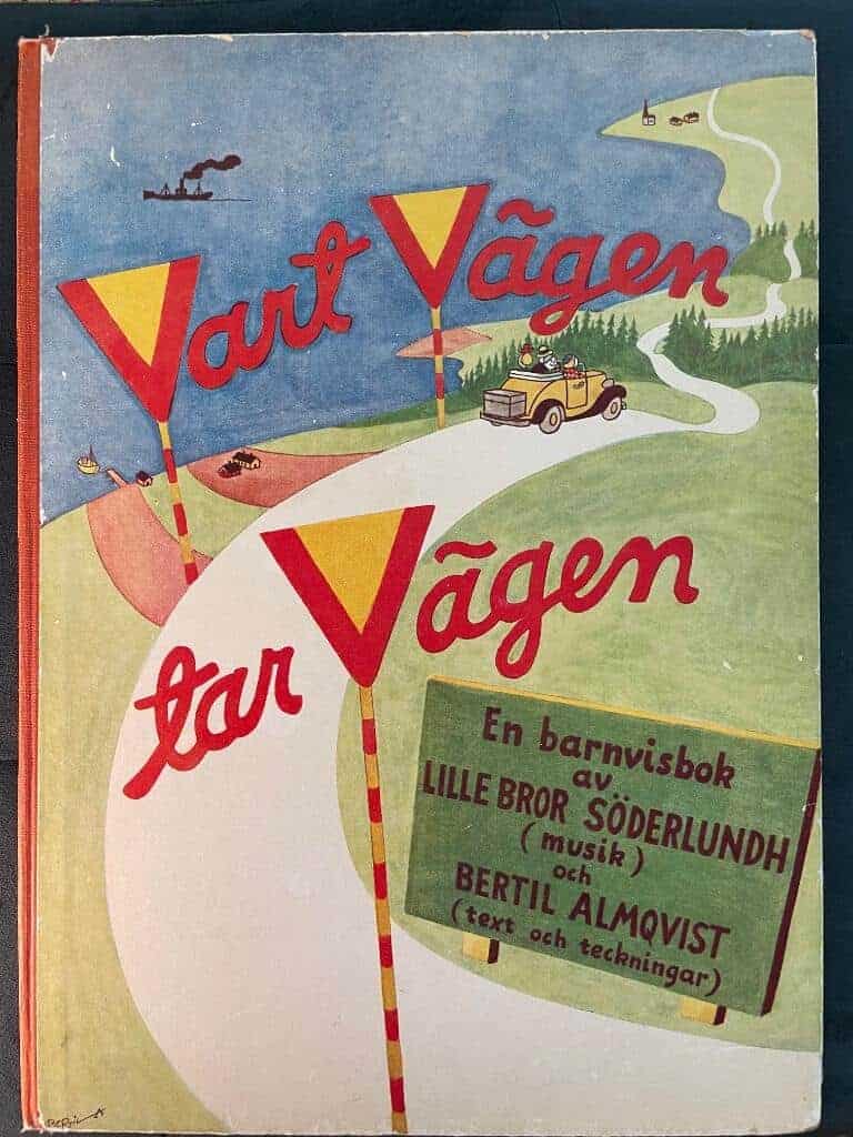 Lille Bror Söderlundh ; Bertil Almqvist (text och teckningar) : Vart vägen tar vägen