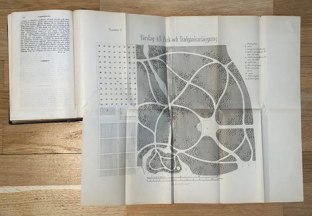 Lindgren, Erik (1828-1911) ; Pihl, Axel (1838-1927) ; Löwegren, Georg (1833-1919) : Handbok i svenska trädgårdsskötseln. Första-Nionde afdelningen (komplett)