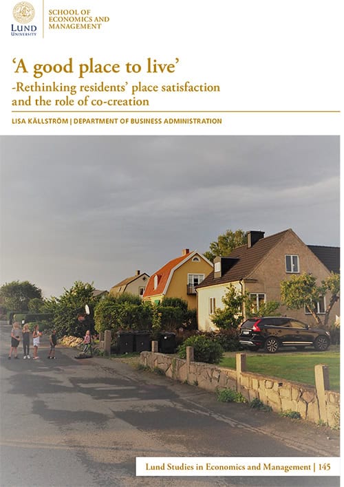 Lisa Källström : A good place to live