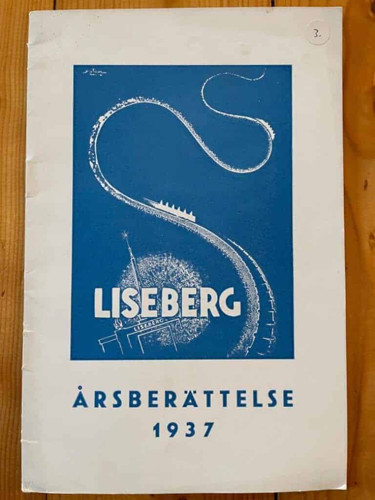 Liseberg Årsberättelse 1937