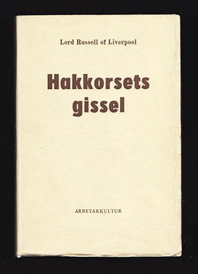 Lord Russell of Liverpool : Hakkorsets gissel