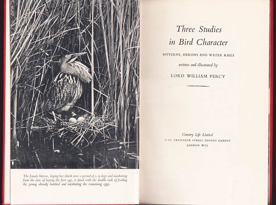 Lord William Percy : Three studies in bird character