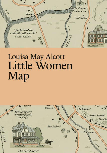 Louisa May Alcott : Little Women Map