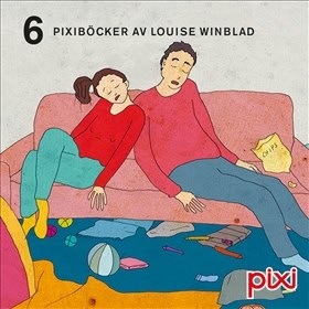 Louise Winblad : 6 pixiböcker med 'Hej hej vardag'.
