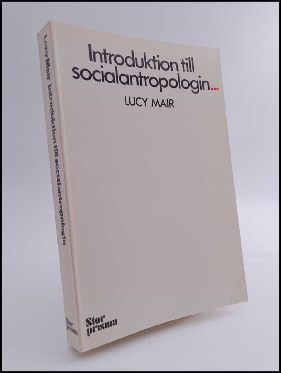 Lucy Mair : Introduktion till socialantropologin