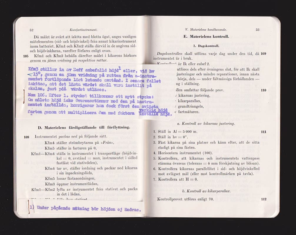 Luftvärnsreglemente (LvR) del III G:1 övrig eldlednings- och mätmateriel (LvR III G:1)