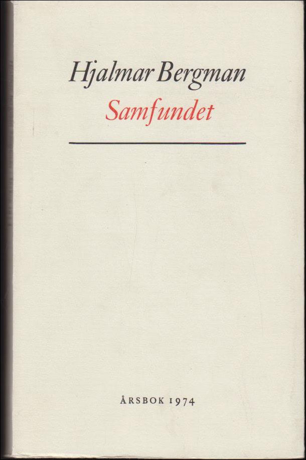 Lundberg, Kerstin M. ; Qvarnström, Gunnar : Årsbok 1974