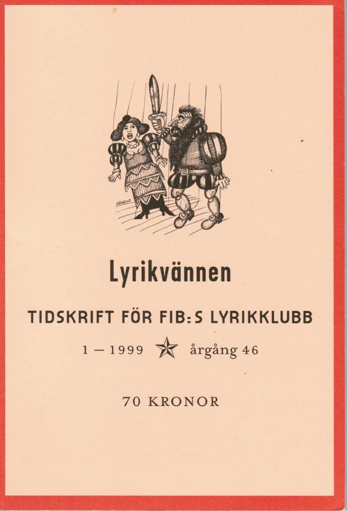 Lyrikvännen 1 1999. Tema