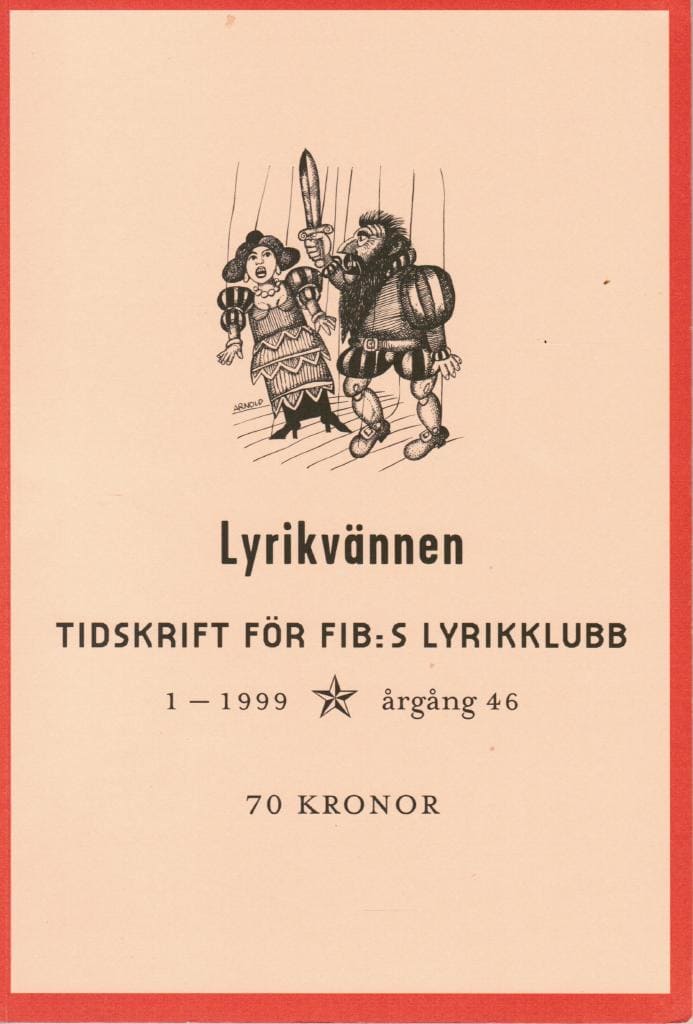 Lyrikvännen 1 1999. Tema
