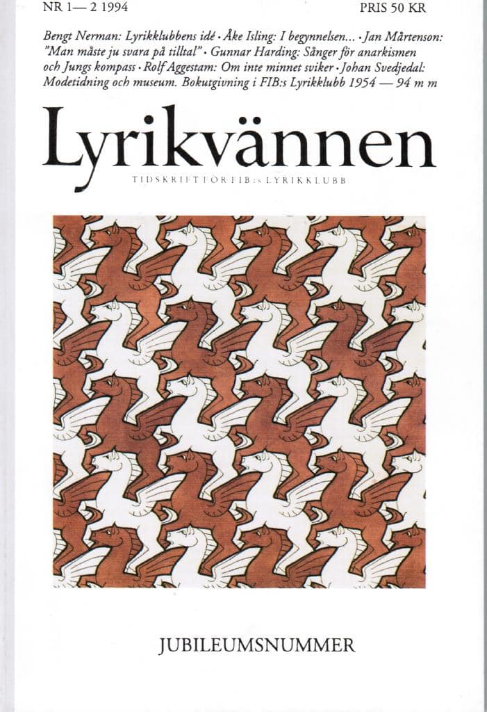 Lyrikvännen 1-2 1994. Tema
