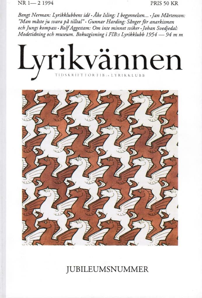 Lyrikvännen 1-2 1994. Tema