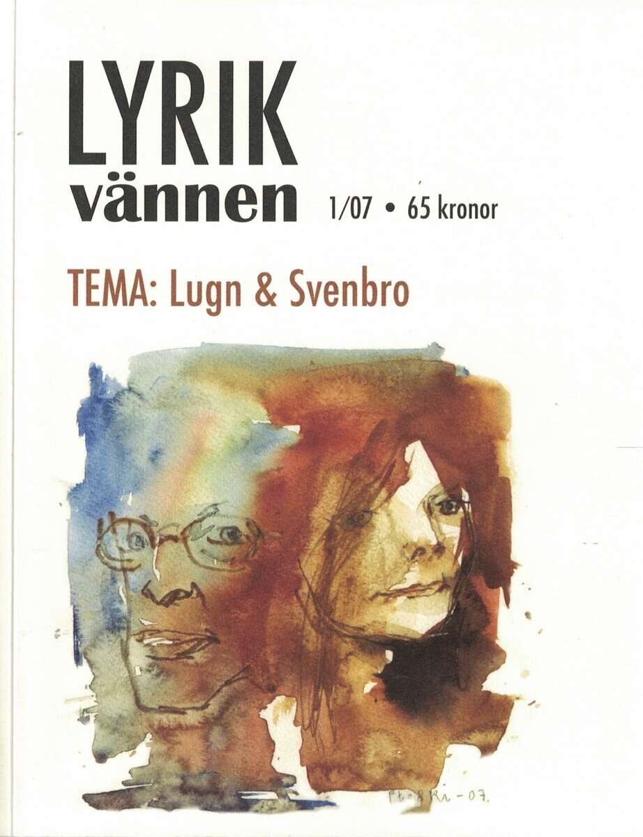 Lyrikvännen 1 2007. Tema