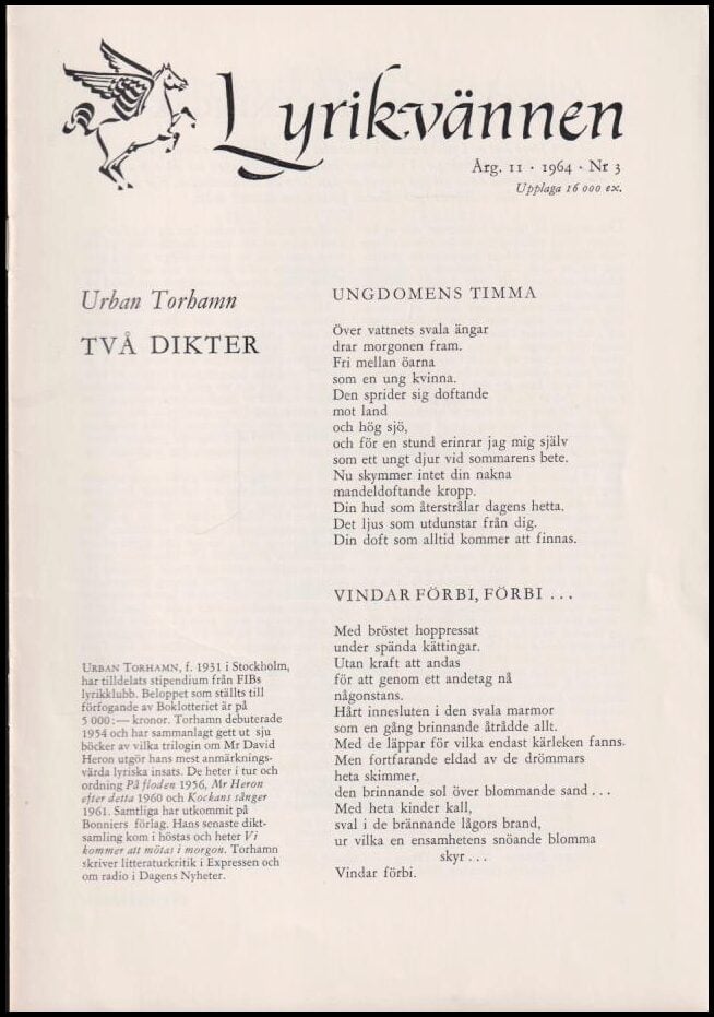 Lyrikvännen : 1964 / 3
