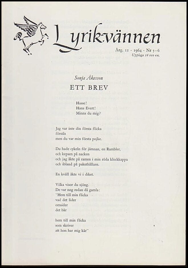 Lyrikvännen : 1964 / 5-6