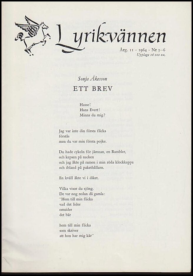 Lyrikvännen : 1964 / 5-6