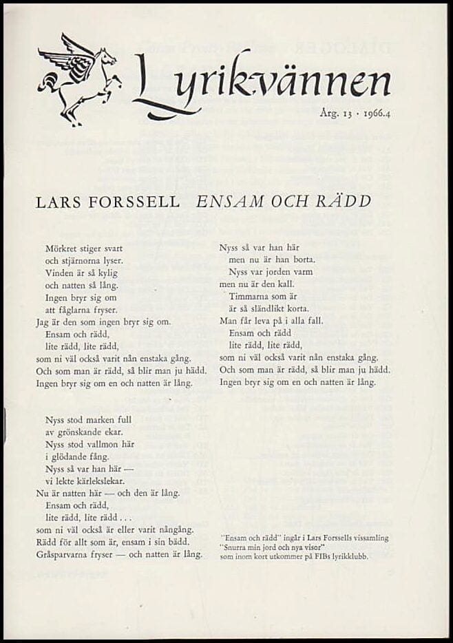 Lyrikvännen : 1966 / 4