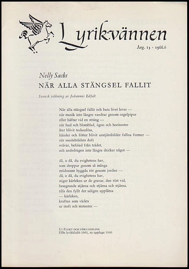 Lyrikvännen : 1966 / 6