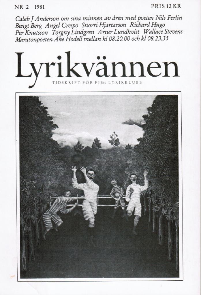 Lyrikvännen 2 1981