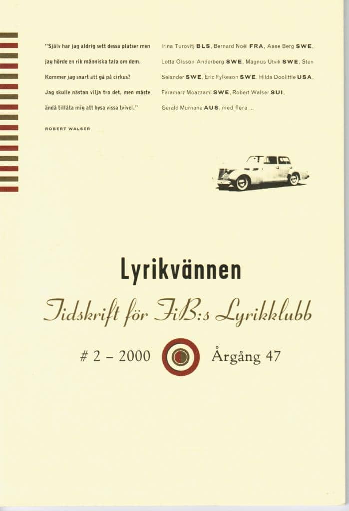 Lyrikvännen 2 2000