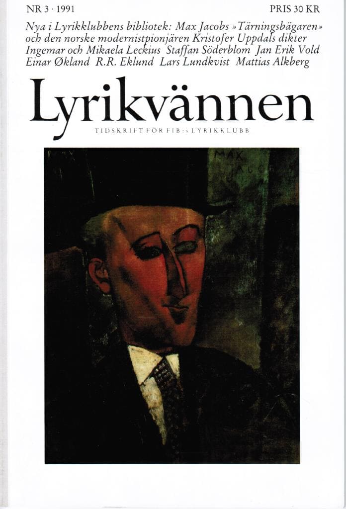 Lyrikvännen 3 1991. Tema