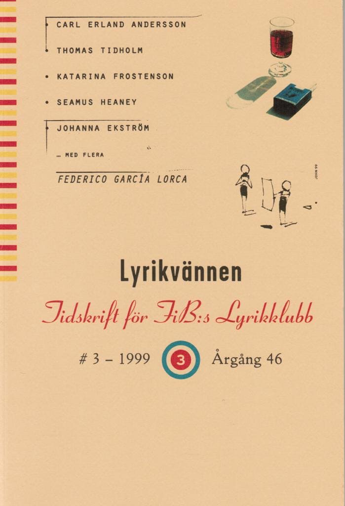 Lyrikvännen 3 1999.Tema