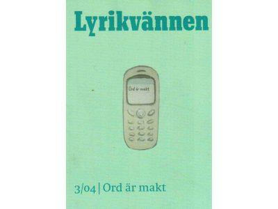 Lyrikvännen 3 2004. Tema