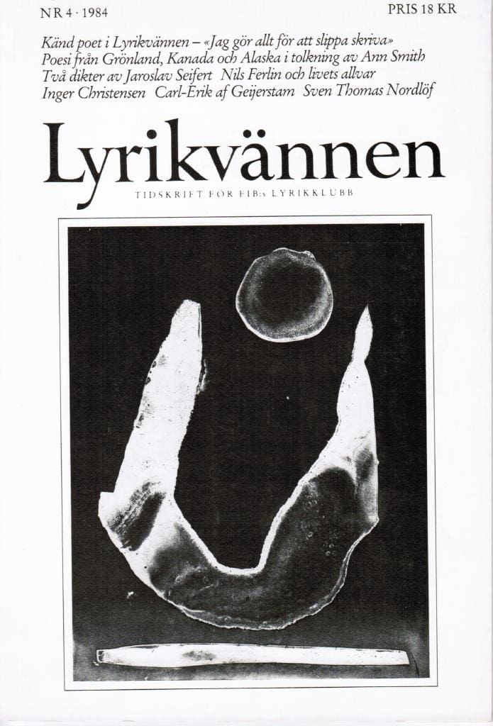 Lyrikvännen 4 1984. Tema