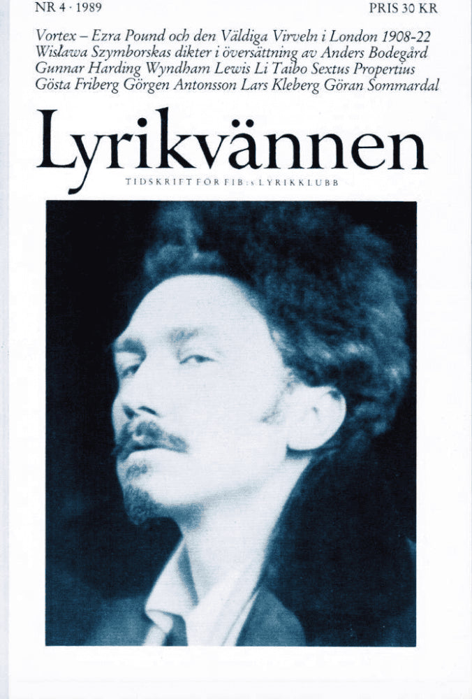 Lyrikvännen 4 1989. Tema